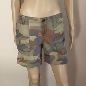 Vintage London Jean 100% cotton Camo Shorts 4